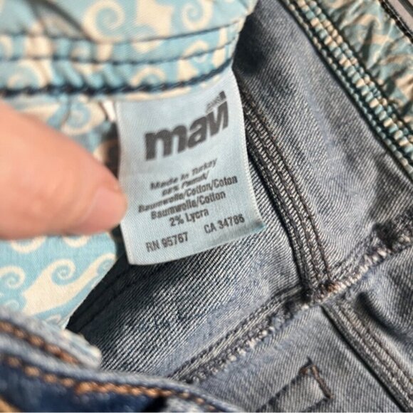 Mavi Gladys Denim Bermuda Shorts Sz 27 - Picture 4 of 9